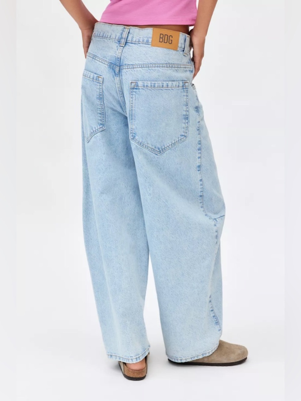 Urban Outfitters BDG Rih Extreme Barrel Mid-Rise Jean y2k chic tiktok trendy fyp - Picture 3 of 8